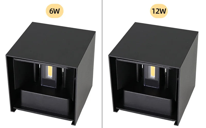 LED Wall Lamp Outdoor Waterproof IP65 Interior Wall Light Porch Garden Lights Living Room Street Corridor Stairs Lighting 24W