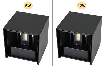 LED Wall Lamp Outdoor Waterproof IP65 Interior Wall Light Porch Garden Lights Living Room Street Corridor Stairs Lighting 24W