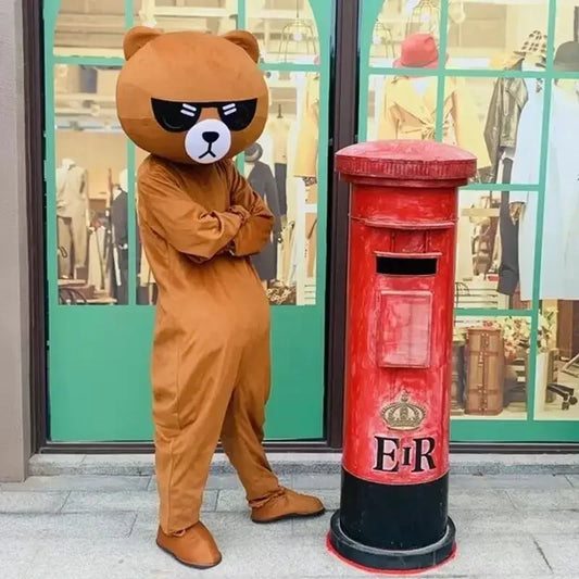Brown Bear Mascot Costume Cartoon Characters Animal Carnival Activities Cosplay Identity V Cosplay