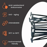 Universal Nylon Cable Tie Buckle Auto Fastener Screw Replacement Clip Car Fender Trunk Engine Guard Panel Wire Management Secure