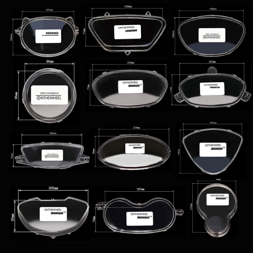 Motorcycle Motocross Moped Speedometer Tachometer Dashboard Instrument Glass Plastic Lens Cover For Scooter ATV E-Scooter