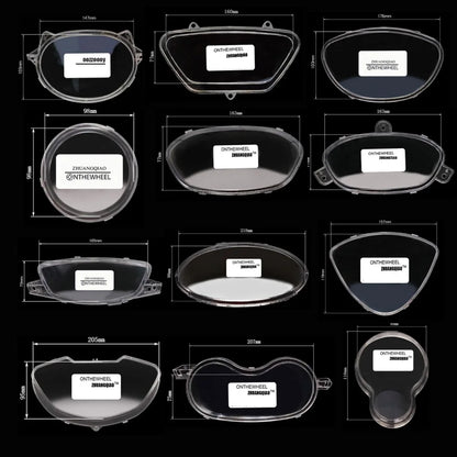 Motorcycle Motocross Moped Speedometer Tachometer Dashboard Instrument Glass Plastic Lens Cover For Scooter ATV E-Scooter