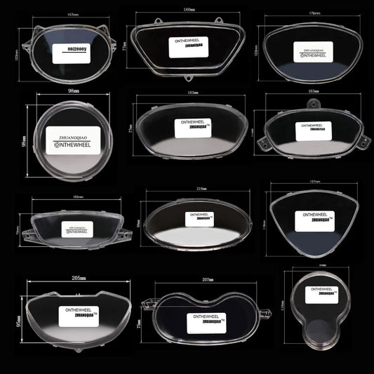 Motorcycle Motocross Moped Speedometer Tachometer Dashboard Instrument Glass Plastic Lens Cover For Scooter ATV E-Scooter