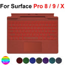 Trackpad Keyboard for Microsoft Surface Pro 3 4 5 6 7 8 9 X Backlit Russian Spanish Arabic Portuguese French Hebrew Keyboard