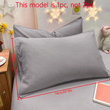 1 Piece Of Matte Solid Color Pillowcase, Bedroom Pocket Sealed Soft Pillowcase, Bedding