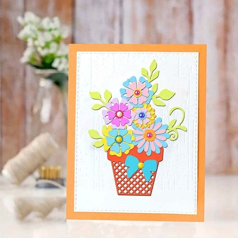 Floral metal cutting dies for DIY paper card embossing, scrapbooking, and album decoration