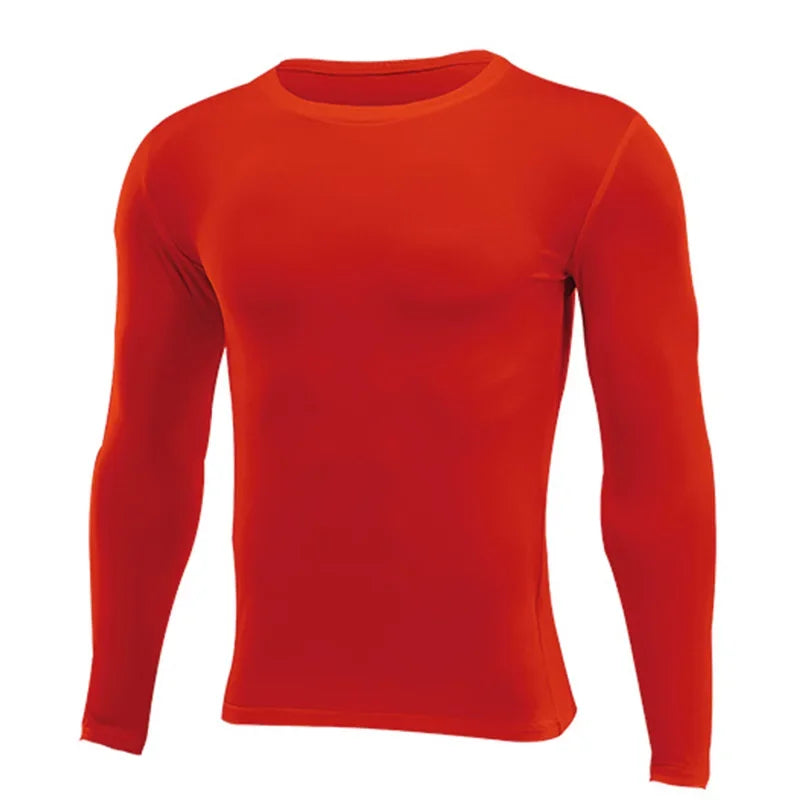 Men Women Kids Children Boy Girl Compression Running Long T Shirt Fitness Sport Basketball Football Gym Sportswear Clothes 8659