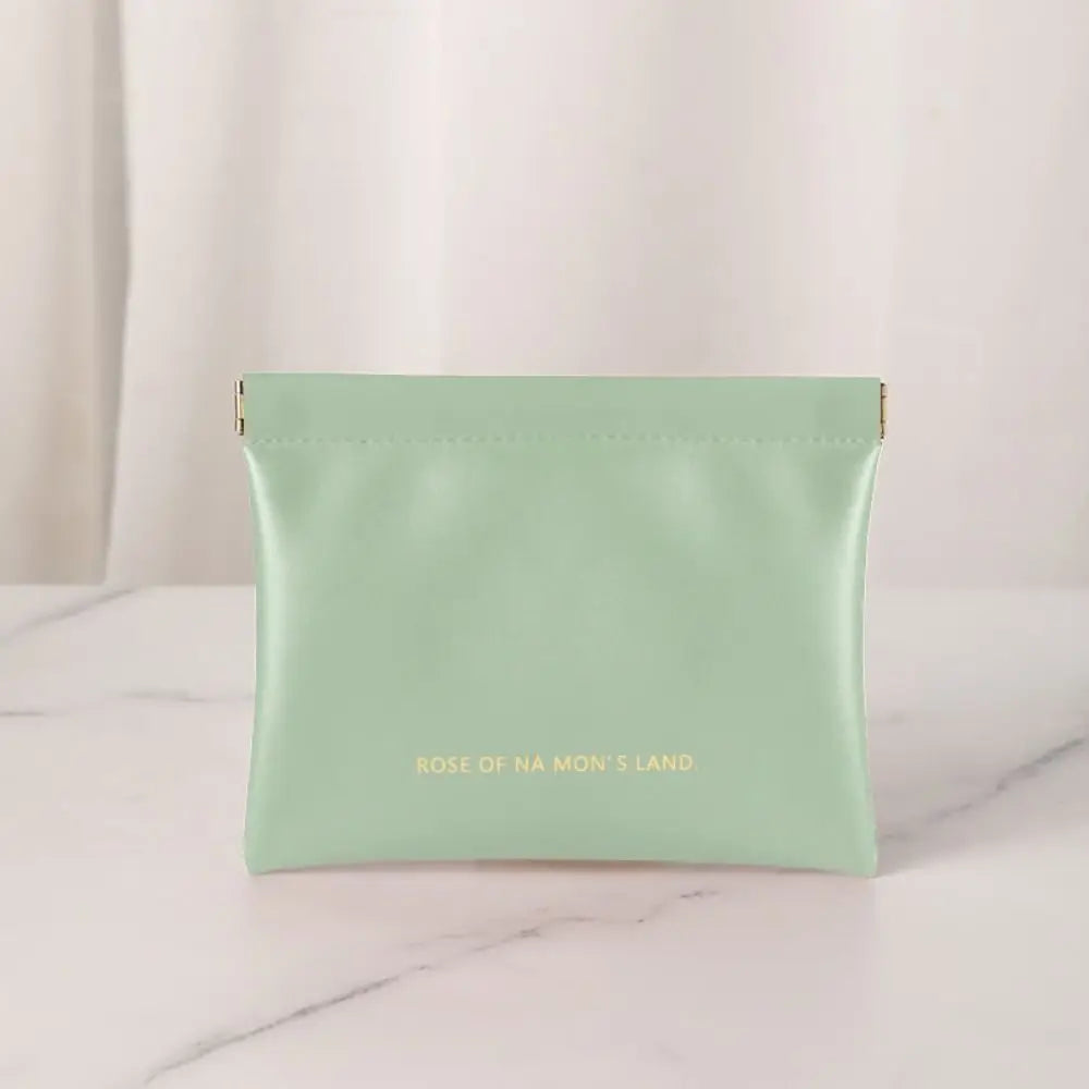 Fashion Simple Lipstick Makeup Bag Portable PU Jewelry Handbag Travel Mini Cosmetic Organizer Pouch for Women Girls