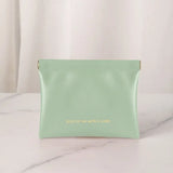 Fashion Simple Lipstick Makeup Bag Portable PU Jewelry Handbag Travel Mini Cosmetic Organizer Pouch for Women Girls