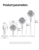 F1 Air Turbine Circulation Fan Floor-standing Fans Adjustable Air Circulating Fan Adjustable Height Timing Control Rechargeab