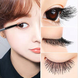 1PC 2in1 Black Double Purpose Mascara Waterproof Lengthen Lash Extension Sweatproof Curling Brushes Eye Fiber Mascara Eyelashes