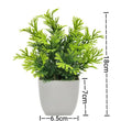1pc Artificial Plants with Plastic Pots Perfect Greenery for Home Decorations, Office Desk, Living Room, and Bedroom Decoration