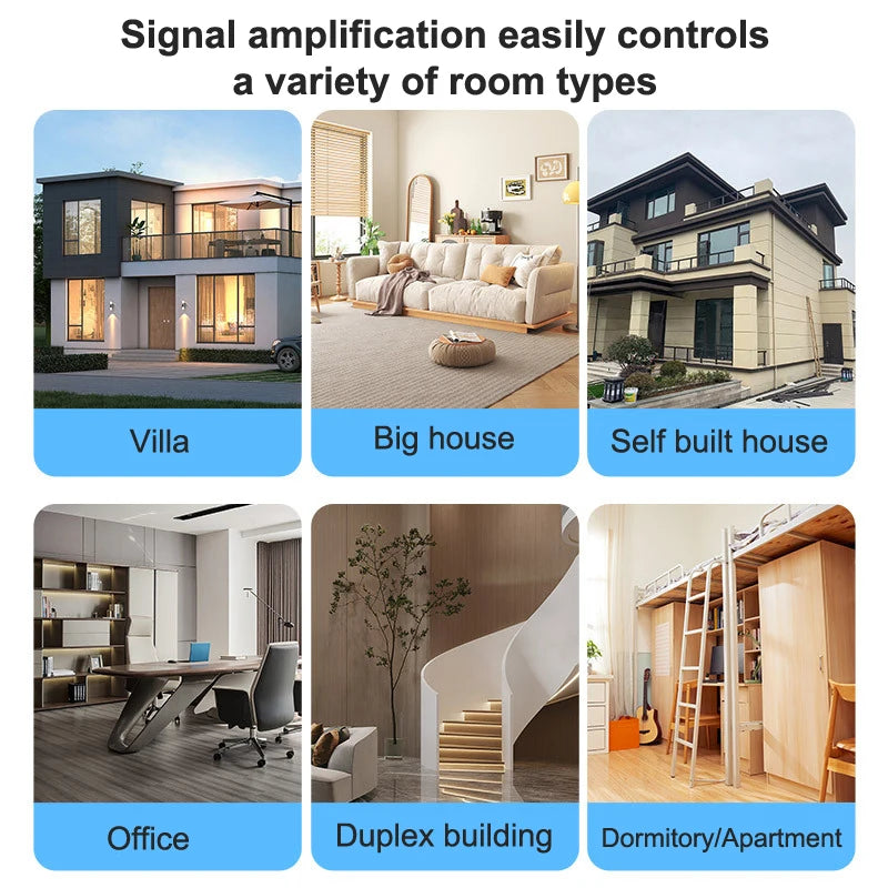 Repetidor WiFi de 300 Mbps, extensor WiFi inalámbrico, amplificador WiFi de 4 antenas, 5G, 2,4G, red de doble banda, enrutador de señal de largo alcance