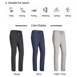 LNGXO Women Men Camping Pants Climbing Trekking Outdoor Sports Thin Pants Unisex Summer Quick Dry 4-Way Stretch Hiking Trousers