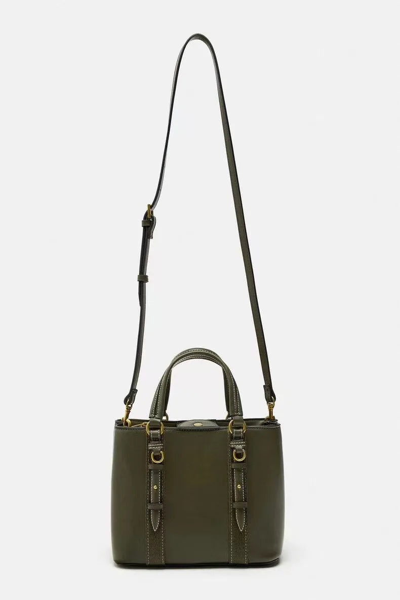 Bolso de diseñador de lujo para mujer, de piel sintética suave, tipo cubo, de alta calidad, tipo bandolera
