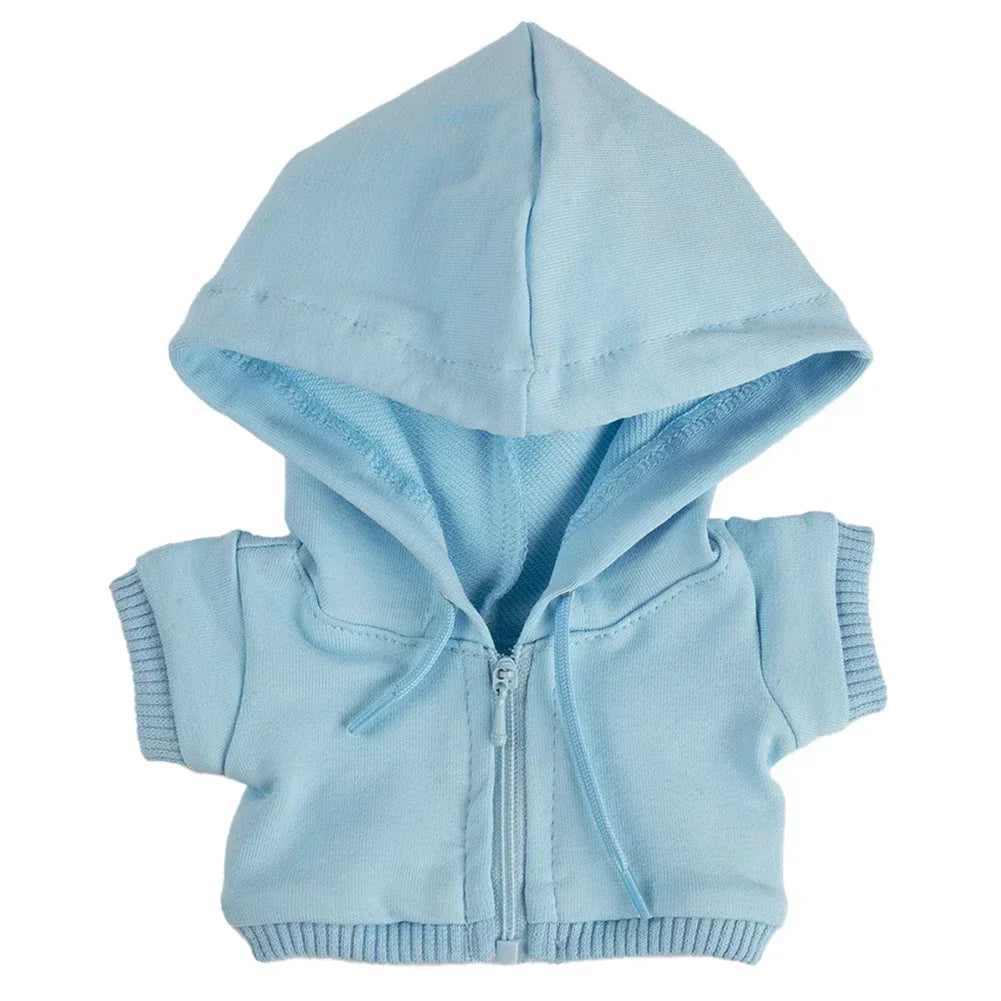 For Labubu Casual Sweatsuit Set Comfy Clothes for Labubu 15/17cm Dolls Featuring Ribbed Hem Details Fashion Doll Accessories