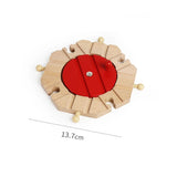 Wooden Train Track Toys Railway Rails Accessories Fit Thomas Train Road Connector Bridge Wood Railway Children Boy Christmas Gift