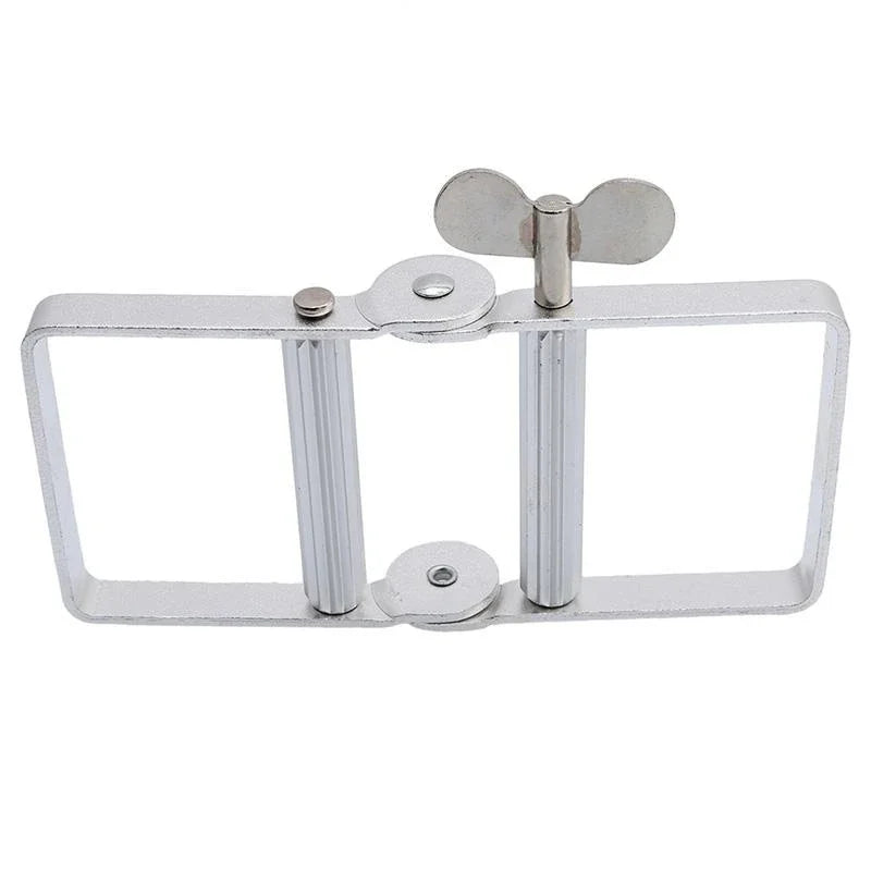 Dispensador manual de pasta de dientes, tubo de aluminio plateado, accesorios para tinte de cabello, herramientas para exprimir. 
