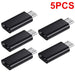5Pcs Black