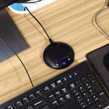 HCSTVCON Microphone Omnidirectional Video Conference Mini Portable 360° Voice Pickup USB Plug for Meeting Business Online Live