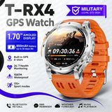 Novo Smartwatch Masculino T-RX4 Ultra GPS 2026 – Posicionamento GPS de 6 satélites, resistência à água 10ATM, bateria de 850mAh, bússola e mais de 170 modos esportivos.