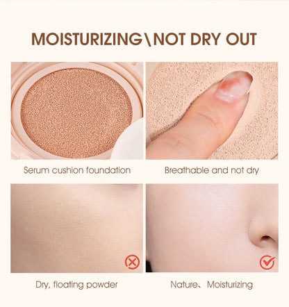 Wholesale O.TWO.O Air Cushion BB Cream 3 Colors Fuller Coverage Waterproof Long-lasting Concealer Cushion Compact Face Makeup