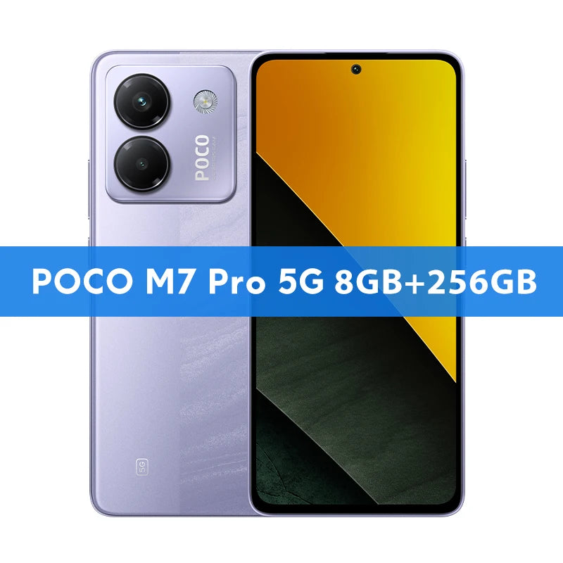 Global Version POCO M7 Pro 50MP Camera MTK Dimensity 7025-Ultra 120Hz FHD+ Eye-care AMOLED Display NFC 5110mAh Battery