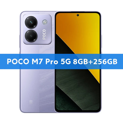 Global Version POCO M7 Pro 50MP Camera MTK Dimensity 7025-Ultra 120Hz FHD+ Eye-care AMOLED Display NFC 5110mAh Battery
