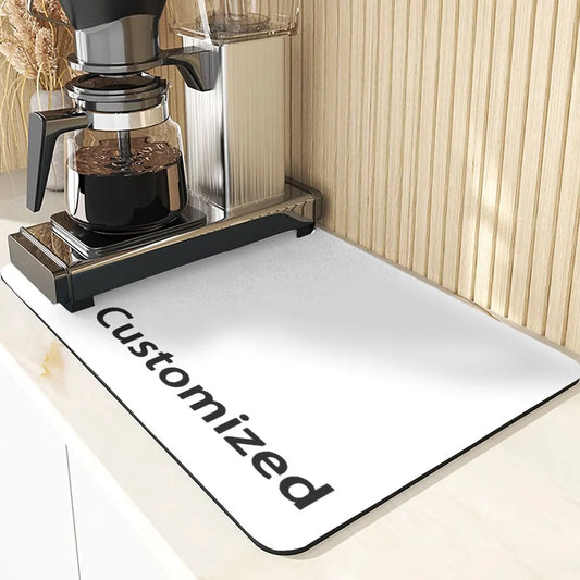 Simplicity Style Kitchen Absorbent Drying Mat For Kitchen Table Decoration & Accessories Color Pattern Tables Mats Customizable