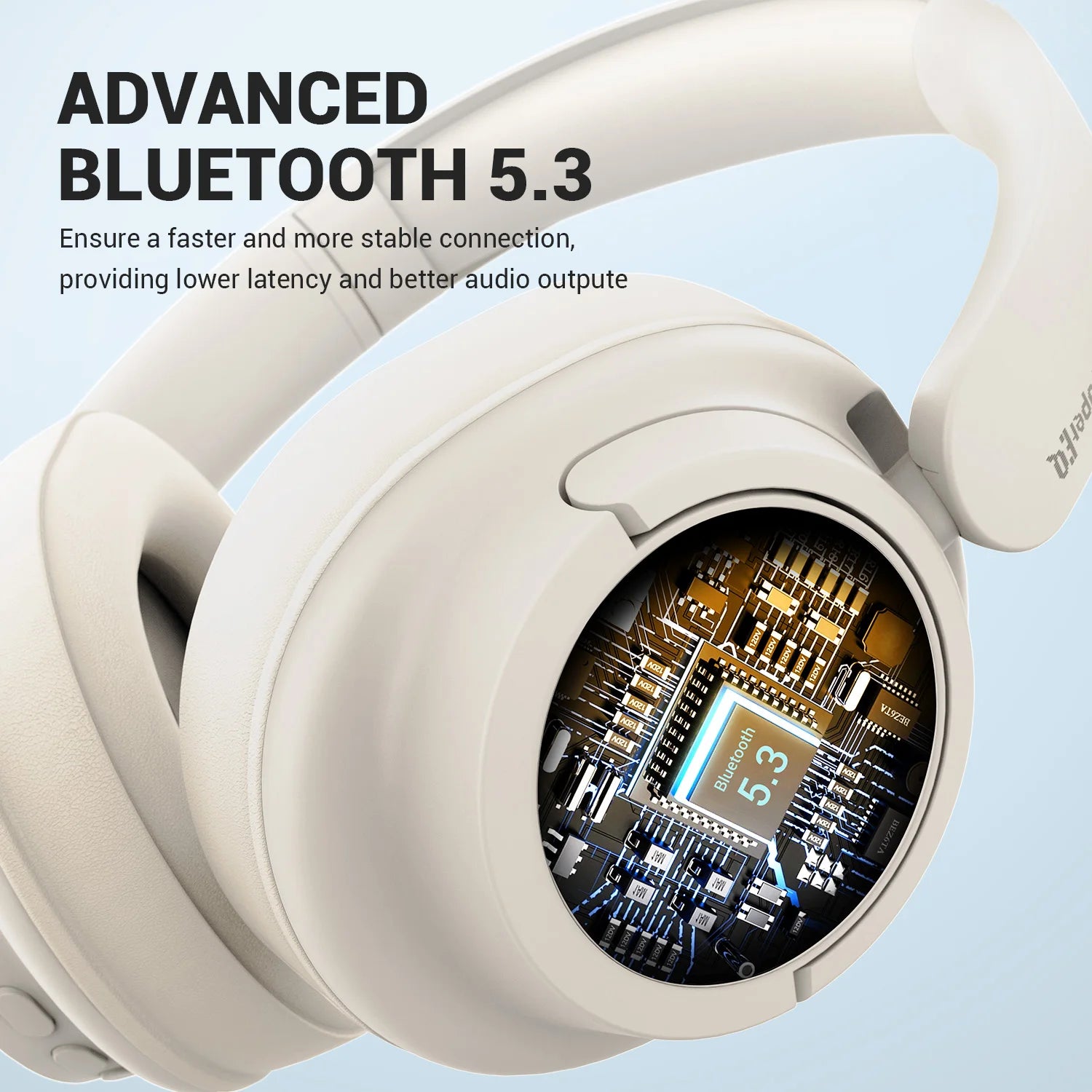 Oneodio EKSA V16 Wireless Headphones Bluetooth 5.3 Over Ear Headset With Mic Bass/Pop Mode Hi-Res HiFi Wired Headphones 90H APP