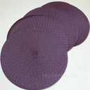 Round Placemats Set  Braided Circle Place Mat Washable Table Mats for Kitchen Dining Table Mixed Color Non-Slip Place mats