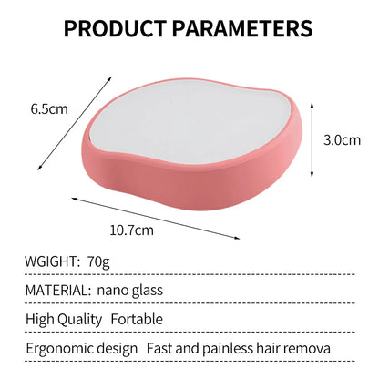 Crystal Epil Hair Removal Eraser Painless Safe Reusable Easy Clean Depilation Tool Physical Glass Hair Remov Body Beauty Eraser