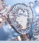 Paleta de rubor con relieve Unicorn de Flower Knows, de larga duración y fácil de aplicar, mate, natural, iluminador, rubor voluminoso, maquillaje.