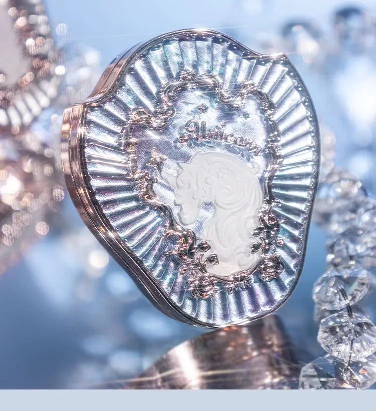 Paleta de rubor con relieve Unicorn de Flower Knows, de larga duración y fácil de aplicar, mate, natural, iluminador, rubor voluminoso, maquillaje.