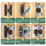 1pc Sliding Door Latch Home Security Latch Bolt Zinc Alloy 90 180 Degree Easy Install Lock Bathroom Sliding Door Bolt Latch