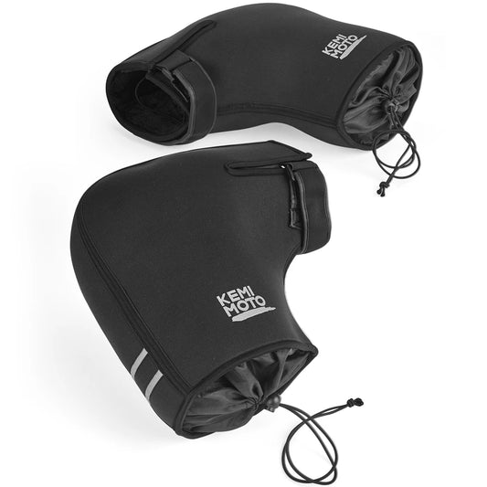 KEMITOUR Motorcycle Handlebar Gloves Scooter Hand Bar Winter Gloves Windproof Waterproof Washable For ATV Snowmobile