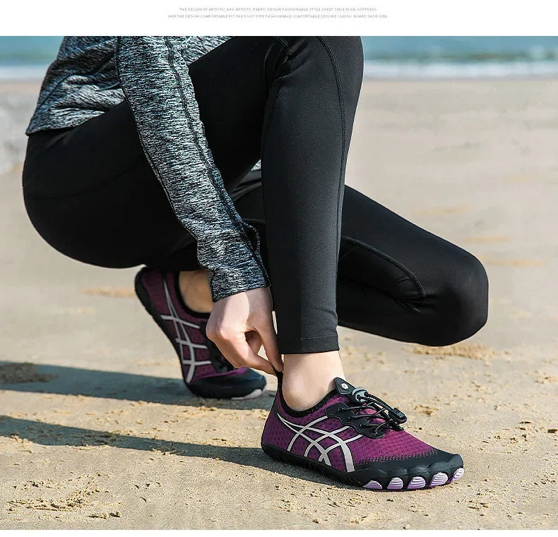 New Men's Hiking Sport Shoes Deep Squat Fitness Shoes Fishing Swimming Wading Shoes Surfing Diving Beach Five-Finger Shoes