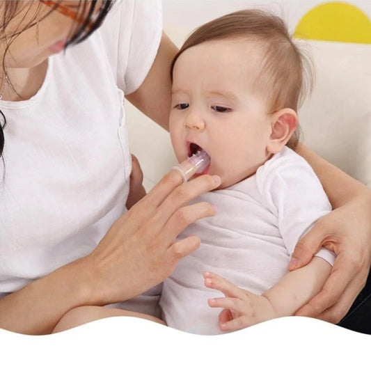 Cepillo de dientes de dedos suaves para bebés y niños, limpieza bucal, cuidado dental, cepillo de dientes para bebés y recién nacidos.