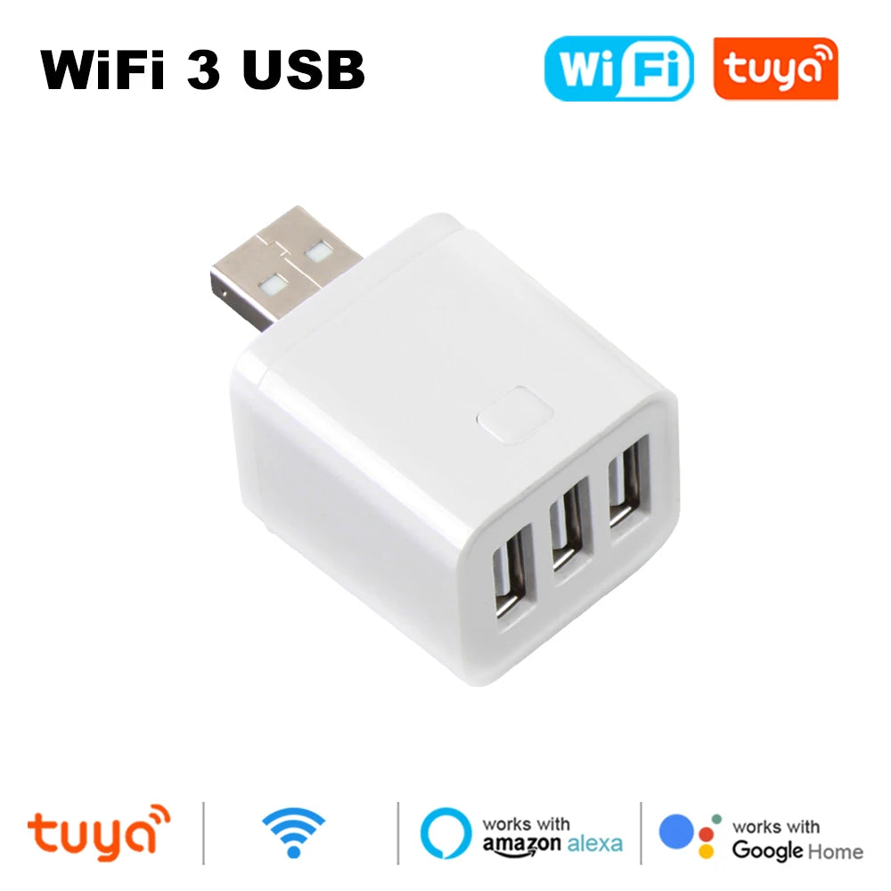Tuya wifi/zigbee inteligente micro usb adaptador interruptor 5v mini adaptador de alimentação usb tomada carga temporização para alexa google casa yandex alice