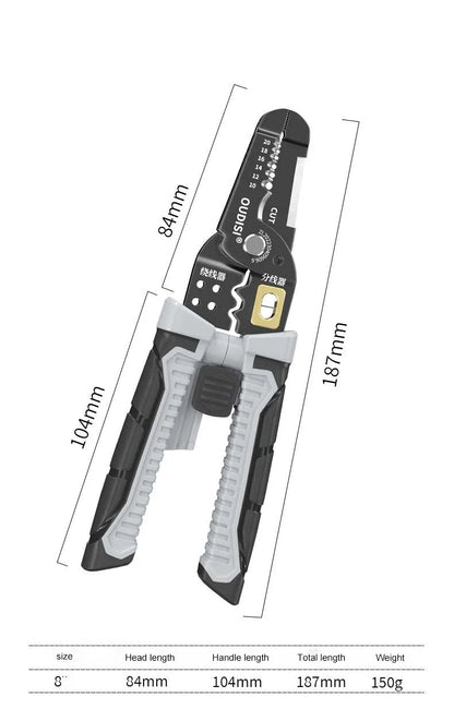 Wire Stripper Decrustation Pliers Multi Tool Ire Stripper Electric Cable Stripper Cutter Multifunctional Wire Repair Tool Pliers