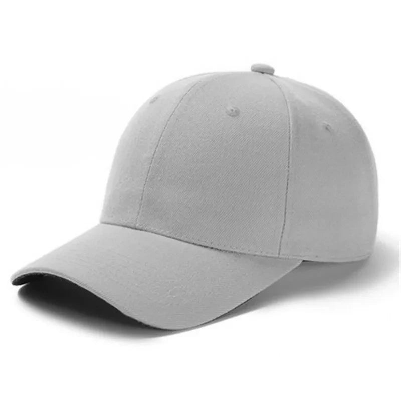 Solid Color Baseball Caps for Women Men Summer Sun Hats Adjustable Snapback Hats Unisex Street Hip Hop Hat Sun Visor Caps