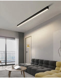 Modern Long Strip Ceiling Light Surface Mounted Minimalist Aisle Lamp Living Room Bedroom Kitchen Home Office LED Lighting