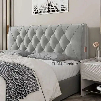 Backrest Soft Bag Bed Headboards for Hotel Headboards American Flannel Cloth Skin-Friendly Light Luxury Household Bed Headboards