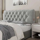 Backrest Soft Bag Bed Headboards for Hotel Headboards American Flannel Cloth Skin-Friendly Light Luxury Household Bed Headboards