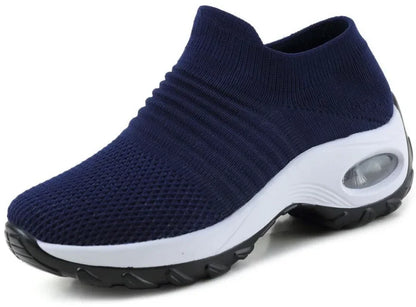 Zapatillas ortopédicas versátiles para mujer, zapatos de plataforma informales, antideslizantes y resistentes al desgaste.