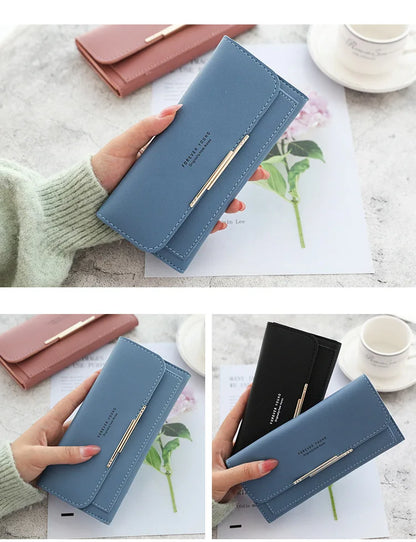 2024 Fashion Wallet Women's Purse Wallet Card Holder Female Clutch Long Purse Multi-card Holder Luxury Designer Lady Coin Purses