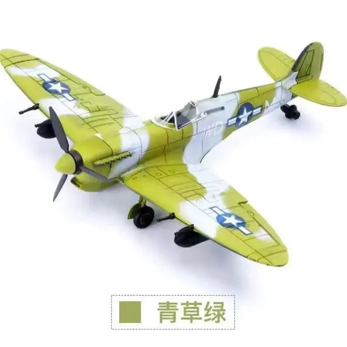 1/48 Scale WWII AirForce P-40 Tomahawk Military Flying Tigers P51 MUSTANG F4U BF109 Fighter Model Collection DIY Puzzle Toys