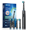 Rotation Electric Toothbrush with 8 Brush Heads Fast Charging Toothbrushes 5 Modes Rechargeable Toothbrush for Adult Oral Care