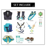 Genshin Impact Kinich Cosplay Costume Adult Carnival Uniform  Anime Halloween Party Costumes Masquerade Women Game