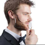 Men Beard Styling Template Stencil Beard Comb Fits All-In-One Beard Shaping Tool Barber Supplies Professional Beard Accessories